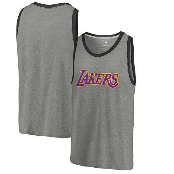 Los Angeles Lakers Fanatics Branded Wordmark Tri-Blend Tank Top - Heathered Gray,We sell and wholesale Los Angeles Lakers Fanatics Branded Wordmark Tri-Blend Tank Top - Heathered Gray on line form chian!